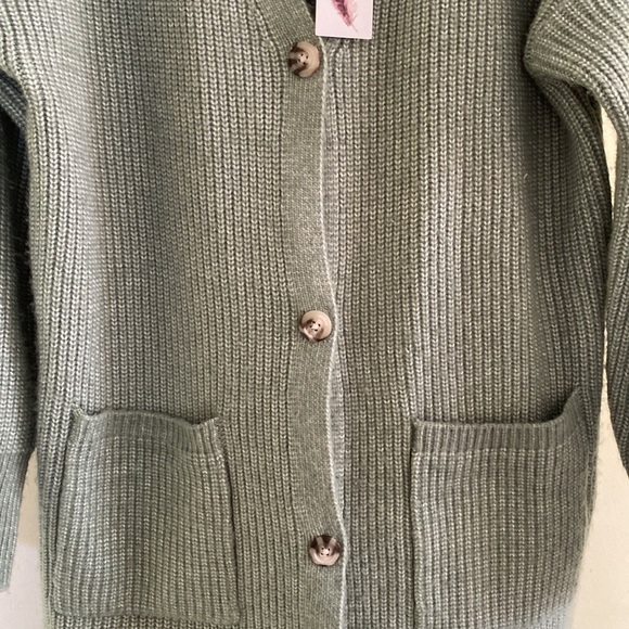 Jessica Simpson Beautiful Plush Button Down Long Cardigan New With Tags - Picture 3 of 12